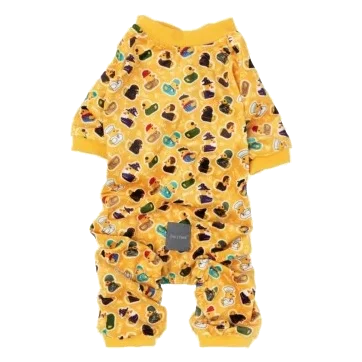 Pijama polar para cães FuzzYard What The Duck tamanho 6