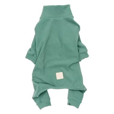 Pijama macio para cães FuzzYard Life Myrtle Green