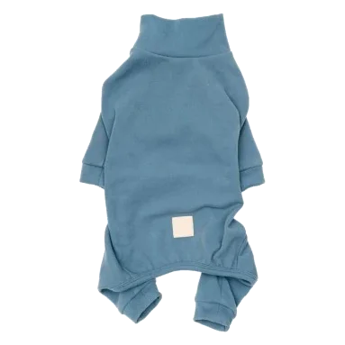 Pijama macio para cães FuzzYard Life French Blue