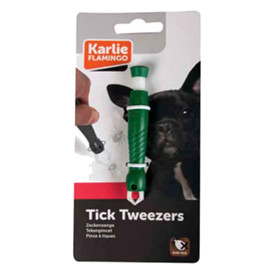 Pinça para remover carraças de cães