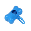 Porta-sacos azul para cães