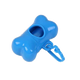 Porta-sacos azul para cães