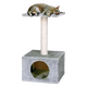 Poste arranhador cinzento para gatos