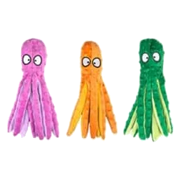 Polvo de peluche com som para cães, 33 cm