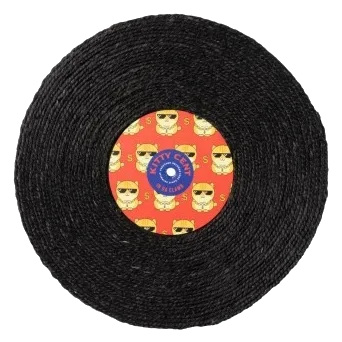 Arranhador giratório para gatos FuzzYard Record Cat Kitty Cent