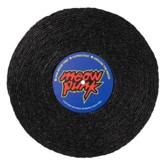 Arranhador giratório de sisal para gatos FuzzYard Record Cat Meow Punk