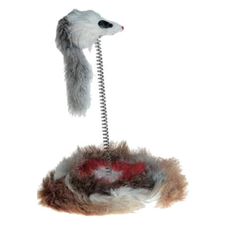 Rato com mola para gatos