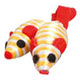 Rato laranja e branco para gatos