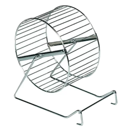 Roda metálica para roedores