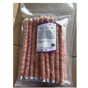 Palitos de salmão para cães, 28 cm, 1 kg
