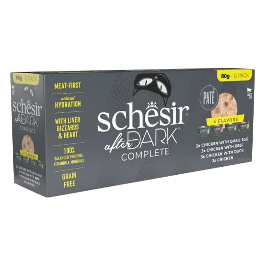 Schesir After Dark pack variado patê para gatos
