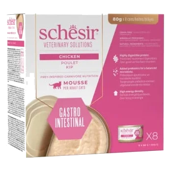 Comida húmida para gatos Schesir Gastrointestinal mousse frango