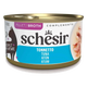 Comida húmida para gatos Schesir atum em caldo, lata 70 g
