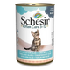 Comida húmida para gatinhos Schesir atum com aloé, lata 140 g