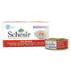 Comida húmida para gatos Schesir filetes de frango com pato, 6 × 50 g, multipack