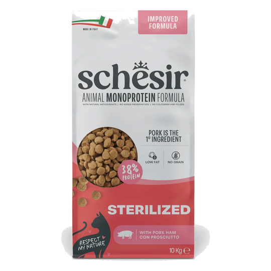Ração para gatos Schesir Animal Protein Esterilizado fiambre, 10 kg