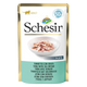 Comida húmida para gatos Schesir atum com dourada, saqueta 50 g