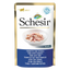 Comida húmida para gatos Schesir atum com robalo, saqueta 50 g
