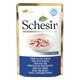 Comida húmida para gatos Schesir atum com robalo, saqueta 50 g