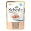 Comida húmida para gatos Schesir atum com salmão, saqueta 50 g