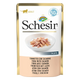 Comida húmida para gatos Schesir atum com salmão, saqueta 50 g