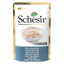Comida húmida para gatos Schesir filetes de frango com pescada, saqueta 85 g