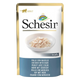 Comida húmida para gatos Schesir filetes de frango com pescada, saqueta 85 g