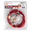 Cabo plastificado de exterior para cães, 3 m e 5 m