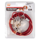 Cabo plastificado de exterior para cães, 3 m e 5 m