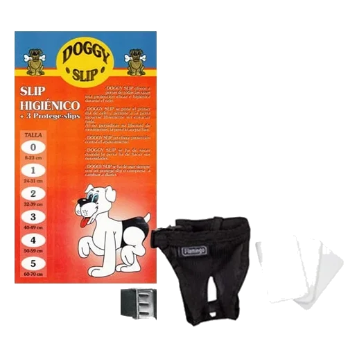 Cueca higiénica para cães Doggy, tamanhos 0 a 5