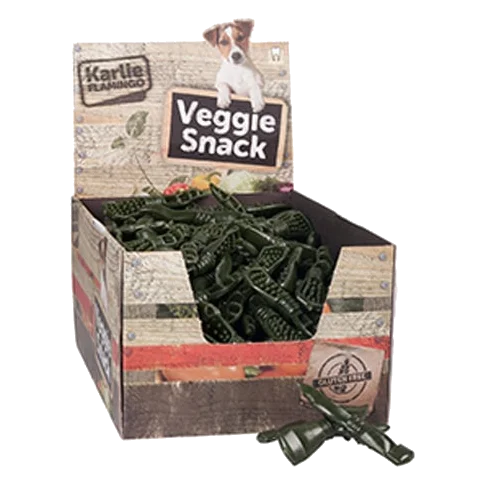 Snack dental Veggie com clorofila para cães, 10 e 16 cm
