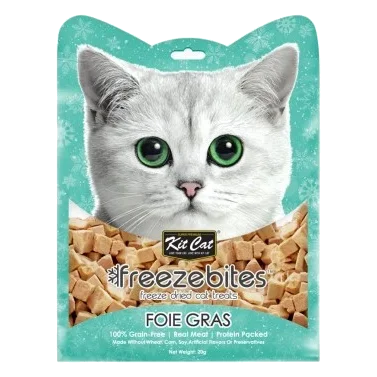 Snack liofilizado para gatos Kit Cat FreezeBites fígado de pato 20 g