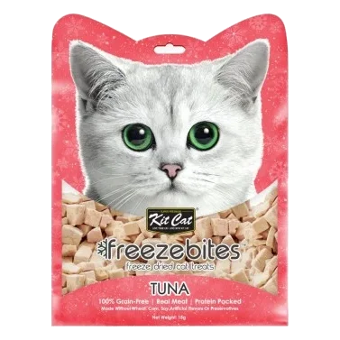 Snack liofilizado para gatos Kit Cat FreezeBites atum 15 g