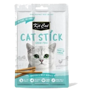 Snack para gatos Kit Cat Cat Stick frango e frutos silvestres 15 g