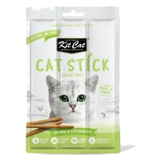 Snack para gatos Kit Cat Cat Stick salmão e katsuobushi 15 g