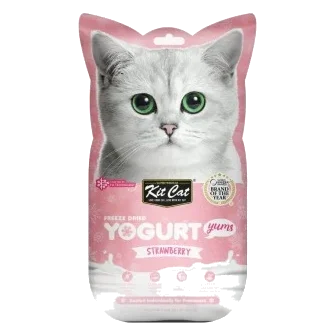 Snacks para gatos Kit Cat Yogurt Yums morango 10 g