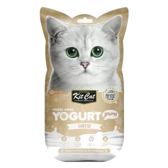 Snacks para gatos Kit Cat Yogurt Yums queijo 10 g