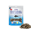 Snacks redondos de bacalhau para cães