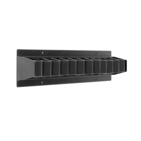 Soporte de pared para fustas, capacidad para 12