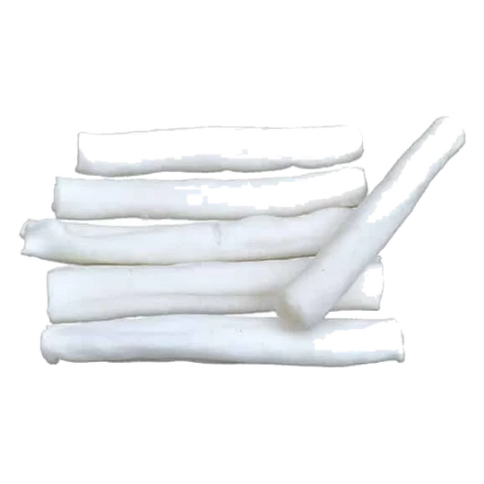 Sticks de pele branca para cães, 13 cm