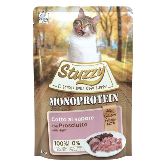 Comida húmida para gatos Stuzzy Grain Free Monoprotein fiambre, 85 g