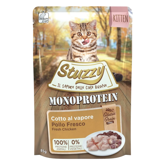 Comida húmida para gatinhos Stuzzy Grain Free Monoprotein, 85 g