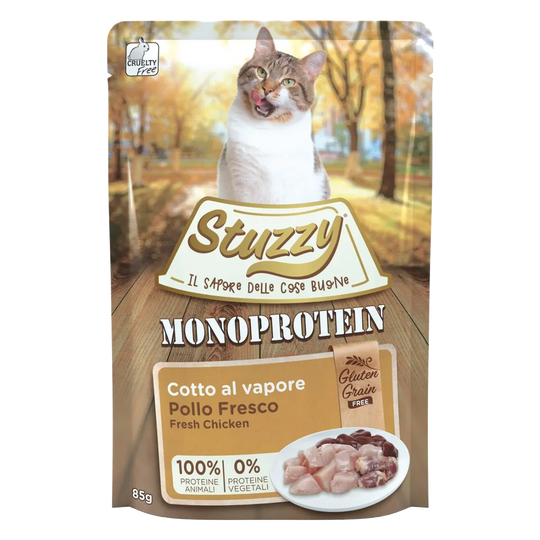 Comida húmida para gatos Stuzzy Grain Free Monoprotein frango fresco, 85 g