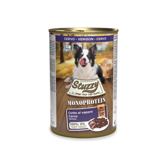 Comida húmida para cães Stuzzy Monoprotein veado