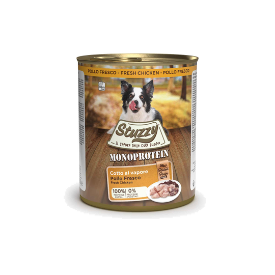 Comida húmida para cães Stuzzy Monoprotein frango fresco