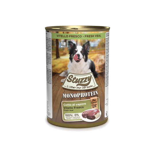 Comida húmida para cães Stuzzy Monoprotein vitela fresca