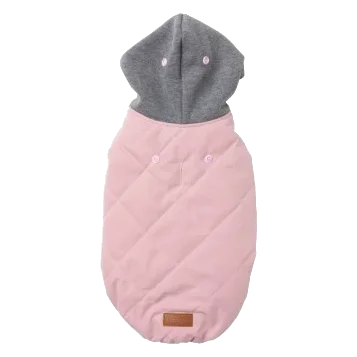 Sweat com capuz para cães FuzzYard Cremorne rosa