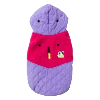 Camisola com capuz para cães FuzzYard Oregon lavanda