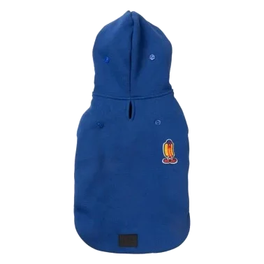 Sweat com capuz para cães FuzzYard The Homies azul