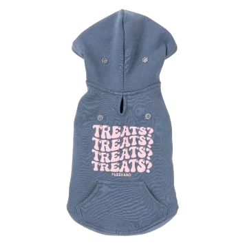 Sweat com capuz para cães FuzzYard Treats azul